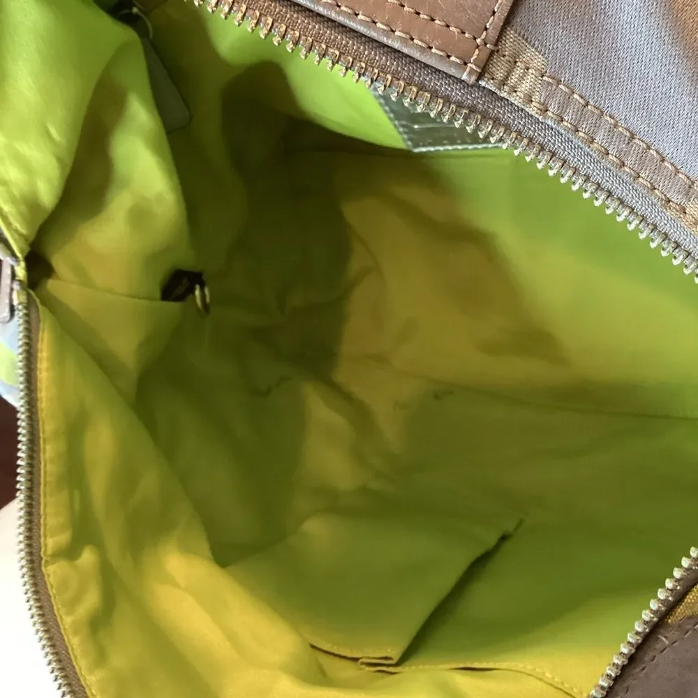 Coach Purse Handbag Y2K Pocketbook Madison Sabrina Op Art Signature Satchel Bag